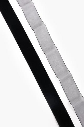 Sheer Velvet Ribbon Set