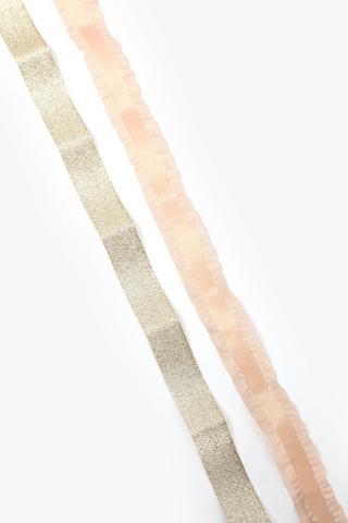 Polka Frill Ribbon Set 2 Meter