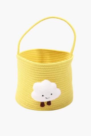 Cloud Rope Utility Basket, L38xw38xh45cm