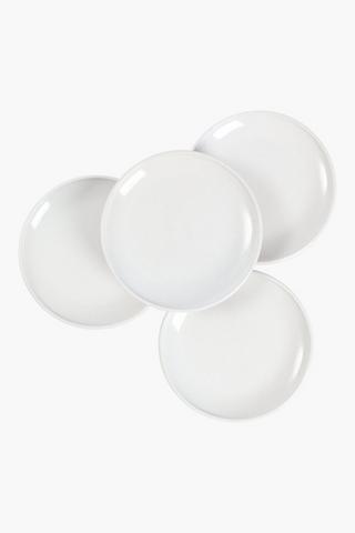 4 Pack Cork Ceramic Side Plates
