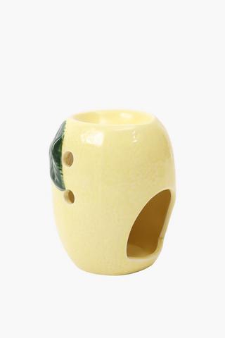 Lemon Ceramic Oil Burner, 10x10cm