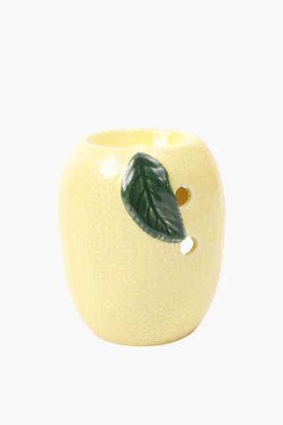 Lemon Ceramic Oil Burner, 10x10cm