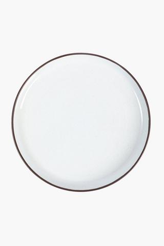Willow Rim Ceramic Dinner Plate