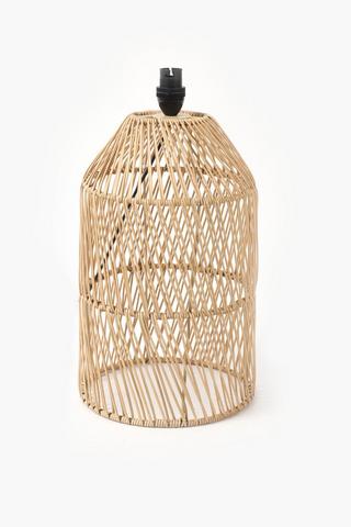 Woven Wicklow Lamp Base, B22