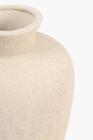 Textured Ceramic Vase, 24x33cm