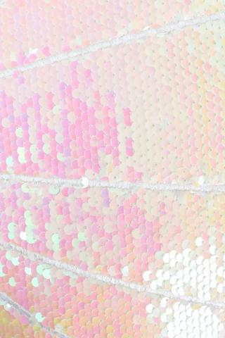 Iridescent Pearl Shell Shaped Cushion