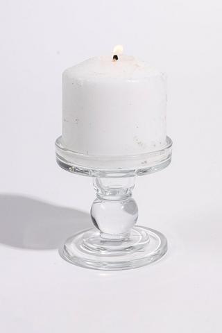 Water Lilly Pillar Candle Holder, 9x9cm