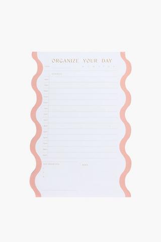 Scalloped Daily Memo Planner