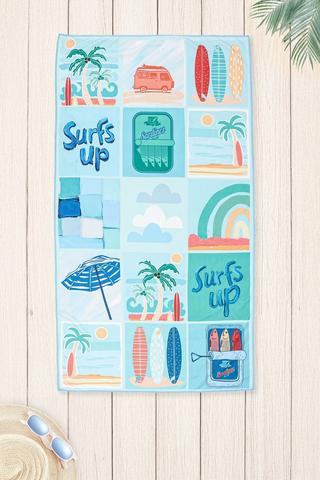 Surfs Up Beach Towel, 70x130cm