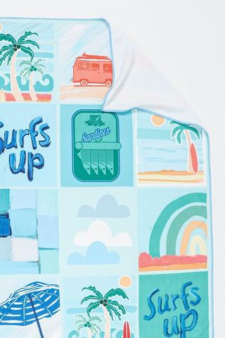 Surfs Up Beach Towel, 70x130cm