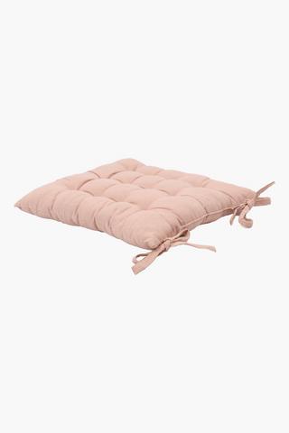 Plain Cotton Chairpad, 40x40cm