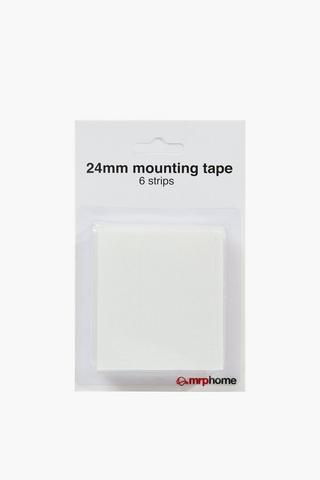 6 Strips Double Sided Tape, 24mm