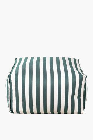 Stripe Bean Ottoman
