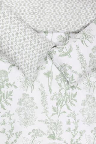 Premium Cotton Mckenzie Floral Reversible Duvet Cover Set