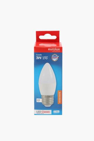 Eurolux 3w Led Candle Bulb, E27