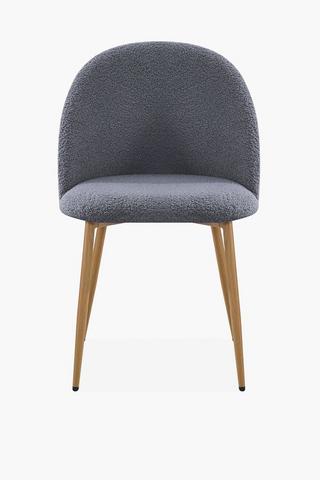 Luna Boucle Dining Chair