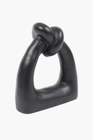 Abstract Ceramic Decor Knot, 20x25cm