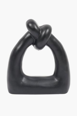 Abstract Ceramic Decor Knot, 20x25cm