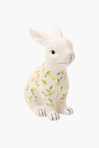 Ceramic Delft Bunny, 15x20cm