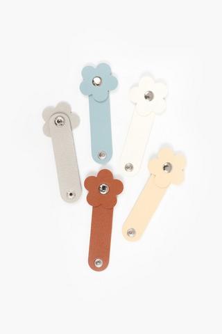 5 Pack Floral Cable Organiser