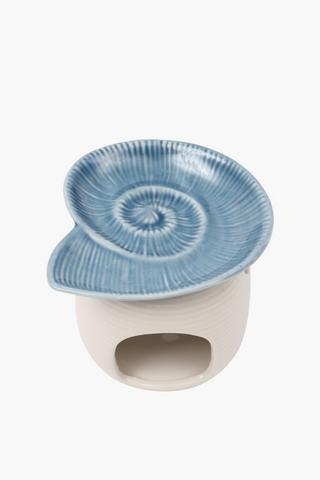Coastal Ceramic Oil Burner, 11x12cm