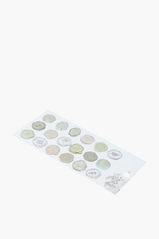 Crystal Floral Wax Sticker