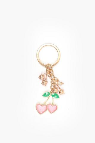 Glitter Cherry Keyring