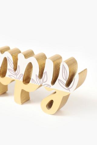 Happy Decor Sign, 29x12cm