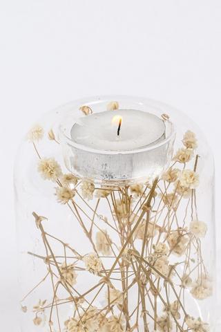 Baby Breath Tealight Holder, 8x11cm