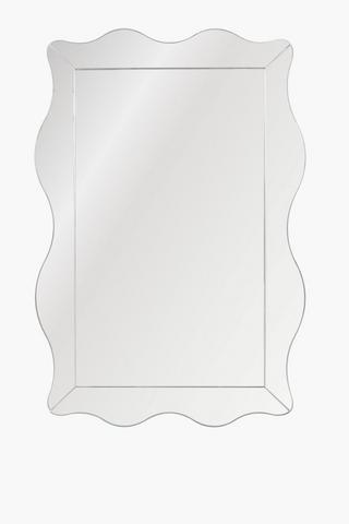 Scallop Mirror, 40x60cm