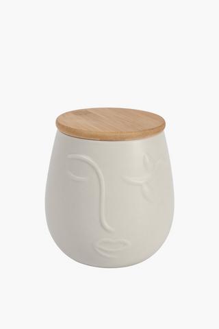 Facet Storage Jar, Medium