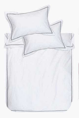 300 Thread Count Premium Sateen Embroidered Duvet Cover Set