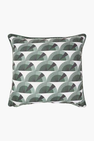 Ultra Violet Oahu Geometric Scatter Cushion, 60x60cm