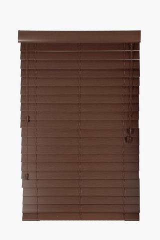 Wood Venetian Blind Walnut 50mm, 1000x1000mm