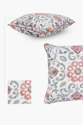 Ultra Violet Rupat Medallion Feather Filled Scatter Cushion, 60x60cm
