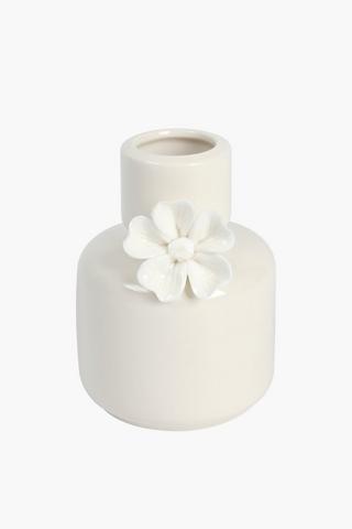 Ceramic Floral Bud Vase, 8x10cm
