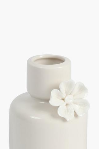 Ceramic Floral Bud Vase, 8x10cm
