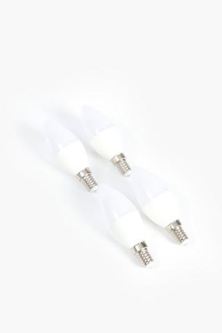 4 Pack Eurolux 5w Led Candle Bulb, E14