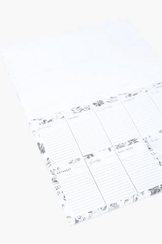 Comore A4 Weekly Desk Planner