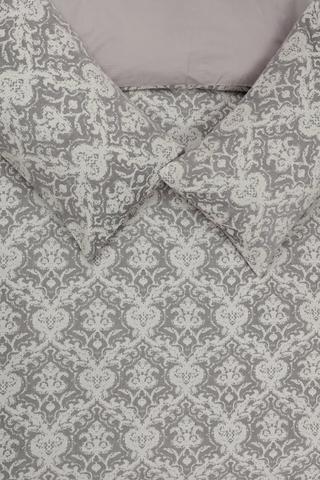 Premium Cotton Jacquard Damask Duvet Cover Set