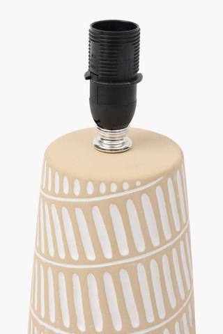 Ceramic Etched Lampset, E14