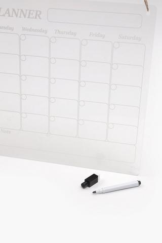 Acrylic Magnetic Monthly Planner