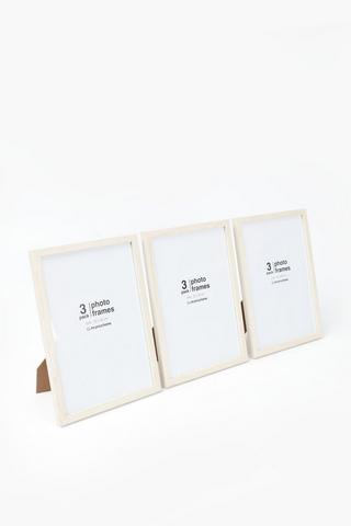3 Pack Light Wood Frames, 20x30cm