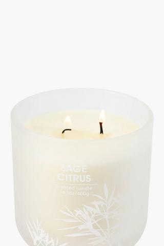 Sage Citrus Scented Candle, 400g