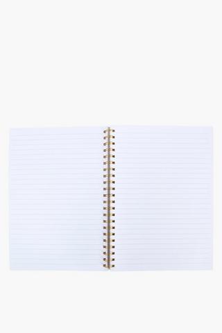 Floral Bee A4 Spiral Notebook