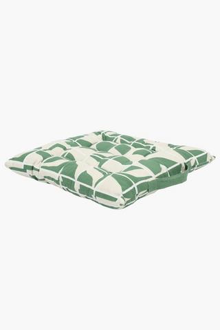 Sumba Geometric Cotton Chairpad, 40x40cm