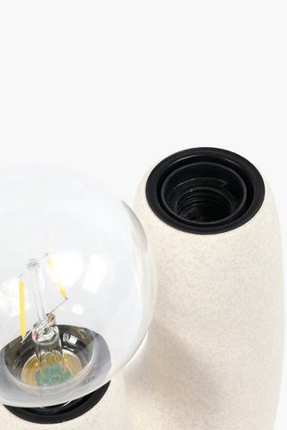 Gibbous Ceramic Lampset, E14