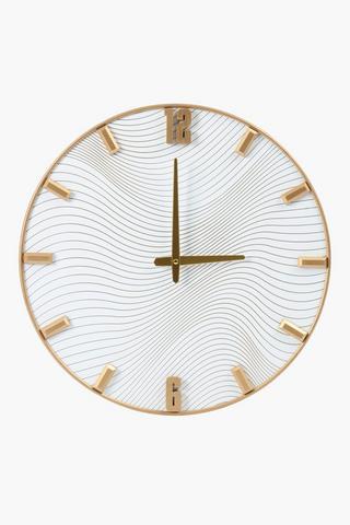 Ripple Text Clock, 50cm