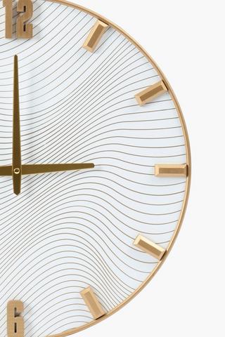 Ripple Text Clock, 50cm