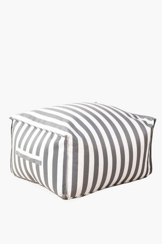 Stripe Bean Ottoman